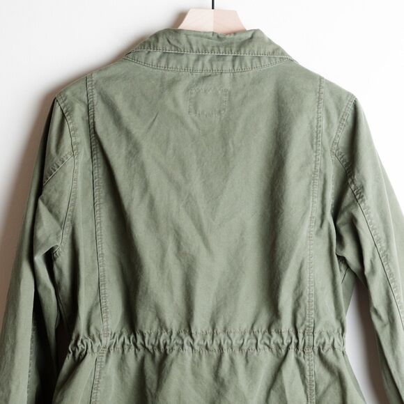 Old Navy Utility Field Jacket Womens Large Hunter Pines Army Green Military - Picture 6 of 10